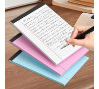 Legal Pads 3 Pack Small Note Pads 5x8 Notebook College Ruled Legal Pads Color Notepads Study Back Writing Pads Narrow Ruled Pads of Paper for School & Office Supplies 30 Sheets of Pack