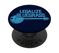 Legalize bluegrass!, maglietta vintage per fan della musica PopSockets PopGrip Adesivo