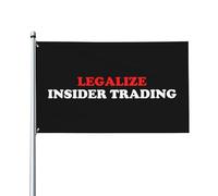 Legalize Insider Trading 9,1 x 1,5 m bandiera della casa - vivace striscione esterno su un solo lato per la decorazione del cortile, resistente allo sbiadimento