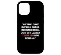 Legalizzare il peccato non lo rende giusto John 8 11 Sin No More Custodia per iPhone 12/12 Pro