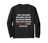 Legalizzare Il Peccato Non Lo Rende Giusto John 8 11 sin No More Maglia a Manica