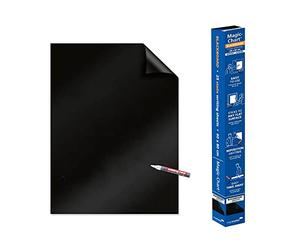 Legamaster 7-159200 Magic-Chart Blackboard, Fogli elettrostatici riposizionabili include 25 fogli (60 x 80 cm), Nero
