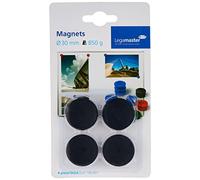 Legamaster 7 - 181001 magneti Confezione da 4 4er Blister nero