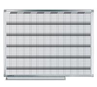 Legamaster 7-400000 Jahresplaner 365 giorni professionali verticale classificazione, 120 x 90 cm