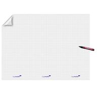 Pellicola elettrostatica per lavagna Leg ff 90x120 cm quadretti bianco L-1590 54