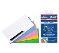 Legamaster Magic-Chart Notes - static self-adhesive - white - 10x20cm - wipeable