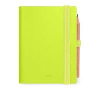 Legami - Agenda Bigiornaliera Mini 2026, Chartreuse, 12 Mesi, Rubrica e Matita Inclusa, Chiusura con Elastico, Diario da Gennaio 2026 a Dicembre 2026, in Carta FSC Certificata, 7 x 10 cm