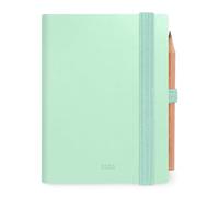 Legami - Agenda Bigiornaliera Mini 2026, Pastel Mint, 12 Mesi, Rubrica e Matita Inclusa, Chiusura con Elastico, Diario da Gennaio 2026 a Dicembre 2026, in Carta FSC Certificata, 7 x 10 cm