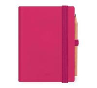 Legami - Agenda Bigiornaliera Mini 2026, Raspberry, 12 Mesi, Rubrica e Matita Inclusa, Chiusura con Elastico, Diario da Gennaio 2026 a Dicembre 2026, in Carta FSC Certificata, 7 x 10 cm