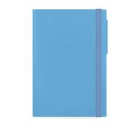 Legami - Agenda Giornaliera Large 2026, Retro Blue, 12 Mesi, Chiusura con Elastico, Diario da Gennaio 2026 a Dicembre 2026, in Carta FSC Certificata, 17 x 24 cm