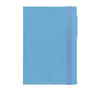 Legami - Agenda Giornaliera Medium 2026, Retro Blue, 12 Mesi, Chiusura con Elastico, Diario da Gennaio 2026 a Dicembre 2026, in Carta FSC Certificata, 12 x 18 cm