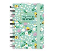 Legami - Agenda Giornaliera Spiralata Small 2027, Bee, 12 Mesi, 8.5 x 13 cm