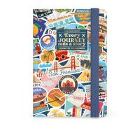 Legami - Agenda Settimanale Fotografica con Notebook 2026-2027, Travel Stickers, 16 Mesi Small, Diario da Settembre 2026 a Dicembre 2027, Chiusura con Elastico, Carta Certificata FSC, 9.5 x 13.5 cm