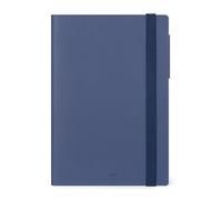 Legami - Agenda Settimanale con Notebook, 12 Mesi Medium, Diario da Gennaio 2025 a Dicembre 2025, Chiusura con Elastico, Planner Mensile Gennaio 2026, Taschina Finale, Rubrica, 12 x 18 cm, Blueberry