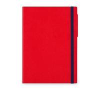 Legami - Agenda Settimanale Maxi, 12 Mesi, da Gennaio 2024 a Dicembre 2024, in 6 Lingue, Chiusura con Elastico, Planner mensile gennaio 2025, Piano Ferie, Rubrica, 19,5x26,5 cm, Colore Red passion