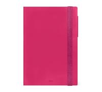 Legami - Agenda Settimanale Medium con Notebook 2026, Raspberry, 12 Mesi, Chiusura con Elastico, Diario da Gennaio 2026 a Dicembre 2026, in Carta FSC Certificata, 12 x 18 cm