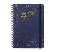 Legami - Agenda Settimanale Spiralata Large, 12 Mesi, da Gennaio 2024 a Dicembre 2024, Planner pieghevole 2024/2025, Chiusura con Elastico, Taschina finale, Rubrica, 15x21 cm, Tema Stars