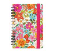 Legami - Agenda Settimanale Spiralata Small, 12 Mesi, da Gennaio 2024 a Dicembre 2024, Planner pieghevole 2024/2025, Chiusura con Elastico, Taschina finale, Rubrica, 8,5x13 cm, Tema Flowers