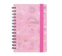 Legami - Agenda Settimanale Spiralata Small, 12 Mesi, da Gennaio 2024 a Dicembre 2024, Planner pieghevole 2024/2025, Chiusura con Elastico, Taschina finale, Rubrica, 8,5x13 cm, Tema Magic