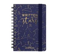 Legami - Agenda Settimanale Spiralata Small, 12 Mesi, da Gennaio 2024 a Dicembre 2024, Planner pieghevole 2024/2025, Chiusura con Elastico, Taschina finale, Rubrica, 8,5x13 cm, Tema Stars