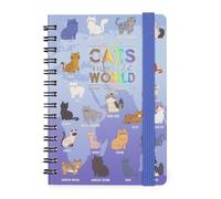 Legami - Agenda Settimanale Spiralata Small, 12 Mesi, Diario da Gennaio 2025 a Dicembre 2025, Planner Pieghevole 2025/2026, Chiusura con Elastico, Taschina Finale, Rubrica, 8.5 x 13 cm, Kitty