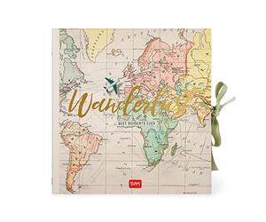 Legami - Album fotografico, Fai da te, Include Kit con Elementi decorativi, 20 Pagine, Idea Regalo, 23x23,5 cm, Tema Travel
