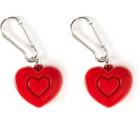 Legami - Allarme di Sicurezza personale con luce LED, SOS Personal Alarm, Permette di Attirare l’Attenzione, Potenza Sonora del Segnale 110 dB, Voltaggio luce 4.5 V, rosso (Confezione da 2)