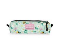 Legami - Astuccio My Pencil Case, Tema Bee, Chiusura a Zip, in Plastica riciclata, Resistente, Capiente, Pratico, Astuccio per Scuola, per Ufficio, 22 x 6 cm