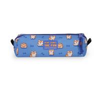 Legami - Astuccio My Pencil Case, Tema Corgi, Chiusura a Zip, in Plastica riciclata, Resistente, Capiente, Pratico, per Scuola, per Ufficio, 22 x 6 cm
