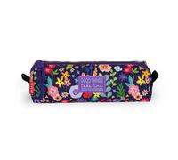 Legami - Astuccio My Pencil Case, Tema Flowers, Chiusura a Zip, in Plastica riciclata, Resistente, Capiente, Pratico, per Scuola, per Ufficio, 22 x 6 cm