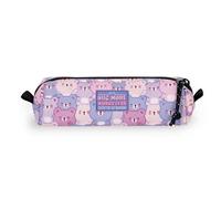 Legami - Astuccio My Pencil Case, Tema Teddy Bear, Chiusura a Zip, in Plastica riciclata, Resistente, Capiente, Pratico, per Scuola, per Ufficio, 22 x 6 cm
