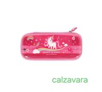 Legami - Astuccio Wonderwow, Tema Unicorn, 2 Scomparti e Portapenne interno, Scomparto interno con Tessuto a Rete, Chiusura a Zip, 23x11x5 cm