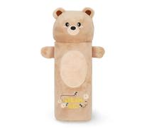 LEGAMI ASTUCCIO SOFFICE FELPATO ANIMALI ORSO TEDDY BEAR PORTA PENNE