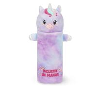 Legami - Astuccio Super Soft, Tema Unicorn, Astuccio soffice, Cartoncino con Disegno da colorare incluso, 100% Poliestere, Super Soft Pencil Case