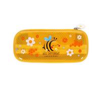 Legami - Astuccio Wonderwow, Tema Bee, 2 Scomparti e Portapenne interno, Scomparto interno con Tessuto a Rete, Chiusura a Zip, 23x11x5 cm