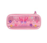Legami - Astuccio Wonderwow, Tema Butterfly, 2 Scomparti e Portapenne interno, Scomparto interno con Tessuto a Rete, Chiusura a Zip, 23x11x5 cm