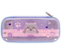 Legami - Astuccio Wonderwow, Tema Kitty, 2 Scomparti e Portapenne interno, Scomparto interno con Tessuto a Rete, Chiusura a Zip, 23x11x5 cm