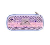 Legami - Astuccio Wonderwow, Tema Kitty, 2 Scomparti e Portapenne interno, Scomparto interno con Tessuto a Rete, Chiusura a Zip, 23x11x5 cm