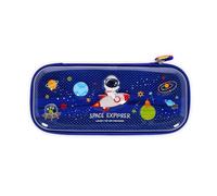 Legami - Astuccio Wonderwow, Tema Space, 2 Scomparti e Portapenne interno, Scomparto interno con Tessuto a Rete, Chiusura a Zip, 23x11x5 cm