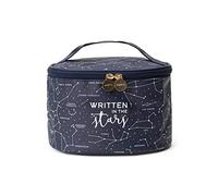 Legami - Beauty Case, Borsa per Trucchi spaziosa, Chiusura a Zip, Tasche interne, Fascette porta Pennelli, da viaggio, 21x19 cm, Tema Stars