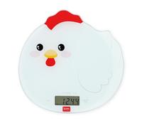 Legami - Bilancia da Cucina Digitale, Kitchen Scale, Tema Hen, 7 Unità di misura, pulsanti touch ON/TARE e UNIT, Max 5 kg