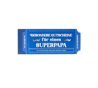 Legami - Blocco di 24 buoni per papà in linguaggio chiaro, con attività familiari, coupon con perforazione per strappare, idea regalo, tema papà, 20,3 x 8,4 cm