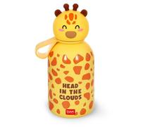 Legami - Borraccia Termica per Bambini Hot&Cold BFF, Tema Giraffe, in Inox 18/8 a Doppio Strato con Chiusura ermetica, Conserva il Caldo per 12h e il per Freddo 24h, Capacità 310 ml