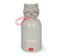 Legami - Borraccia Termica per Bambini Hot&Cold BFF, Tema Kitty, in Inox 18/8 a Doppio Strato con Chiusura ermetica, Conserva il Caldo per 12h e il per Freddo 24h, Capacità 310 ml