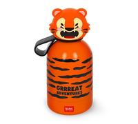 Legami - Borraccia Termica per Bambini Hot&Cold BFF, Tema Tiger, in Inox 18/8 a Doppio Strato con Chiusura ermetica, Conserva il Caldo per 12h e il per Freddo 24h, Capacità 310 ml