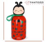 LEGAMI BORRACCIA TERMICA PER BAMBINI SCUOLA - CALDO E FREDDO - COCCINELLA