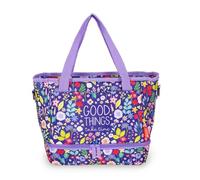 Legami - Borsa Termica Porta Pranzo, Tema Flowers, Borsa Termoisolante per Pranzo, Lunch Bag Capiente 10,8 Litri, Tracolla Regolabile, Borsa a Spalla, 33 x 22 x 15 cm