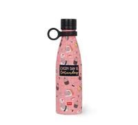 Legami - Bottiglia Termica Hot&Cold, Sushi Cat, 500 ml, Chiusura ermetica, 12 Ore Bevande calde 24 Ore fredde, Manico in Silicone rimovibile, in Acciaio inox, senza BPA