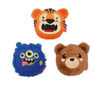 LEGAMI Bouncing Gang - Set di 3 flummis (tiger, mostro, orso), divertenti palline per saltare con facce di animali, regalo perfetto per compleanno dei bambini e piccolo regalo