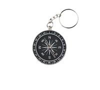 Legami - Bussola Portachiavi, Compass, Diametro 4,4 cm, in Alluminio, con Magnete, Quadrante Trasparente, Perfetta da Attaccare alla Borsa o Zaino